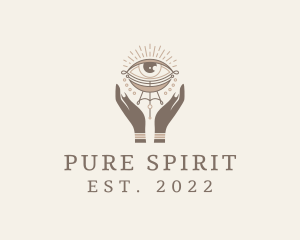 Mystical Eye Hands Jeweler logo design