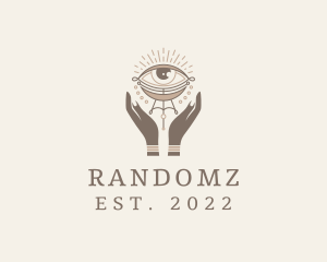 Mystical Eye Hands Jeweler logo design