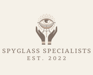 Mystical Eye Hands Jeweler logo design