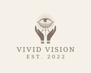 Mystical Eye Hands Jeweler logo design