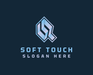 Digital Gradient Software App logo design