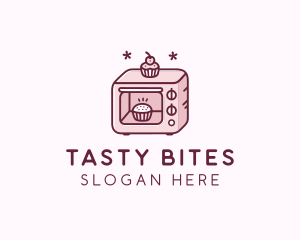 Baking Oven Cupcake  Logo