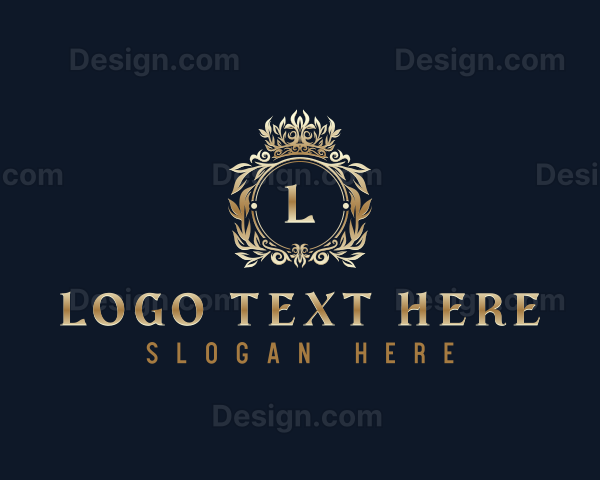 Ornamental Crown Elegant Logo