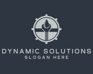 Mechanic Handyman Wrench logo design