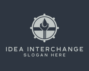 Mechanic Handyman Wrench logo design