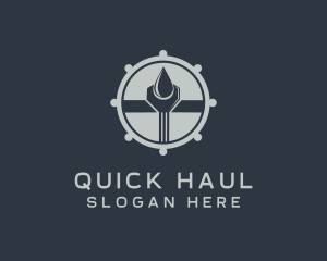 Mechanic Handyman Wrench logo design