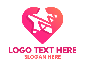 Star Heart Dating logo design