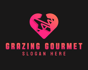 Star Heart Dating logo design