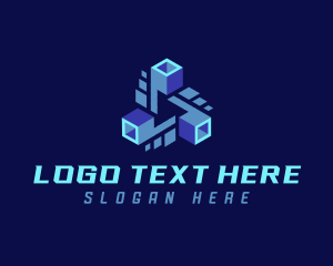 Technology Digital Cube Logo