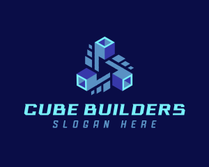 Technology Digital Cube logo design