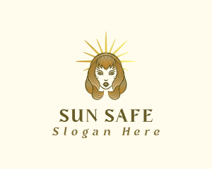 Lady Sunshine Beauty logo design