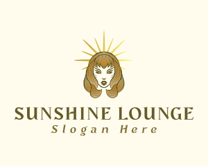 Lady Sunshine Beauty logo design