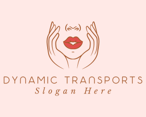 Woman Sexy Lips logo design