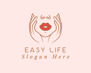 Woman Sexy Lips logo design