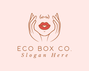 Woman Sexy Lips logo design