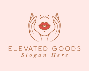 Woman Sexy Lips logo design