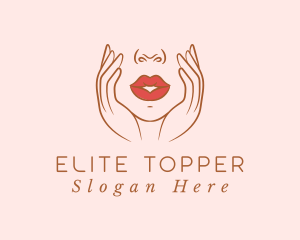 Woman Sexy Lips logo design