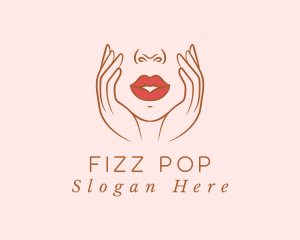 Woman Sexy Lips logo design