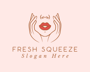 Woman Sexy Lips logo design