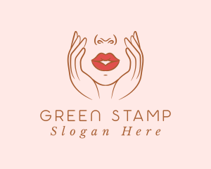 Woman Sexy Lips logo design