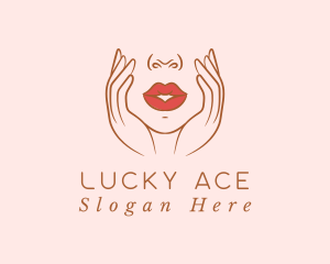 Woman Sexy Lips logo design