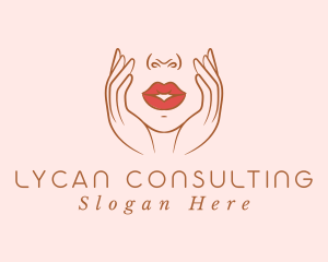 Woman Sexy Lips logo design