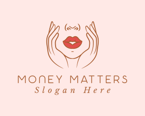 Woman Sexy Lips logo design