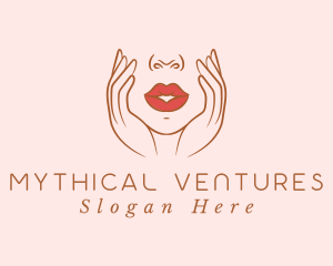 Woman Sexy Lips logo design