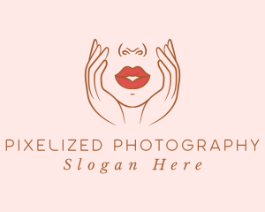 Woman Sexy Lips logo design