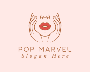 Woman Sexy Lips logo design