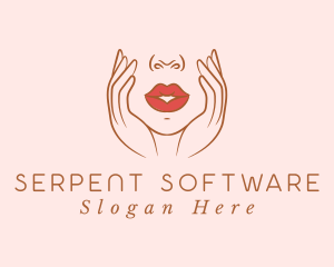 Woman Sexy Lips logo design