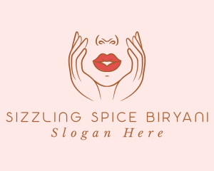 Woman Sexy Lips logo design