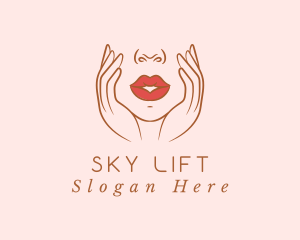 Woman Sexy Lips logo design