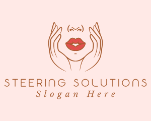 Woman Sexy Lips logo design