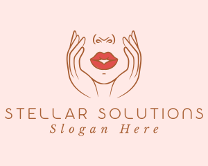 Woman Sexy Lips logo design