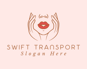 Woman Sexy Lips logo design