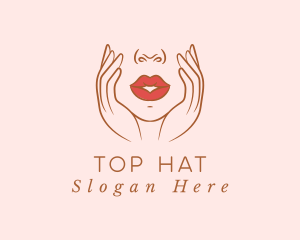 Woman Sexy Lips logo design