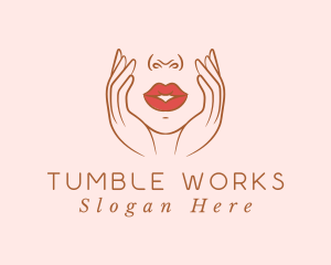 Woman Sexy Lips logo design