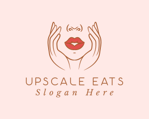 Woman Sexy Lips logo design