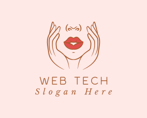 Woman Sexy Lips logo design