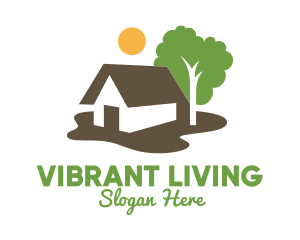 Suburban Living Real Estate  logo design