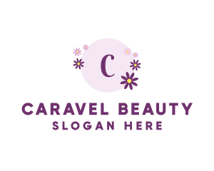 Floral Nature Cosmetics logo design