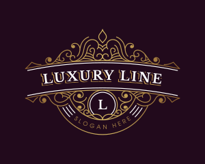 Royal Luxury Floral logo design