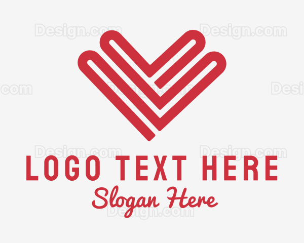 Red Heart Maze Logo