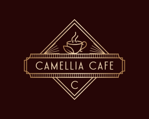 Premium Coffee Cafe logo design