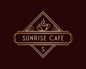 Premium Coffee Cafe logo design