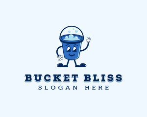 Bucket Cleaner logo design