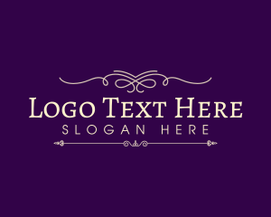 Luxurious Elegant Ornament Logo