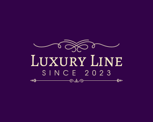 Luxurious Elegant Ornament logo design