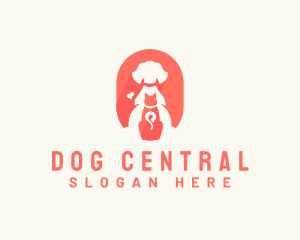 Dog Cat Vet Care logo design